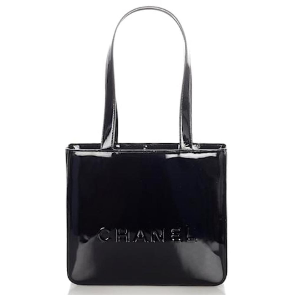 💥HOST PICK💥 CHANEL Stunning Vintage Black Patent Bag Purse
